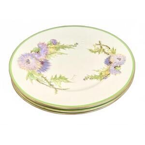 Set of 4 Vintage Royal Doulton Glamis Thistle Salad Plates P. Curnock England